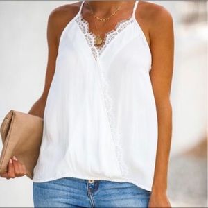 NWT White Satin Cami